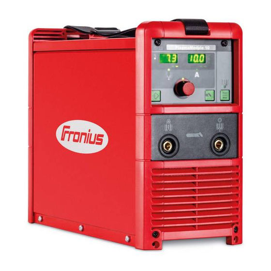 Fronius PlasmaModule 10 Operating Instructions Manual