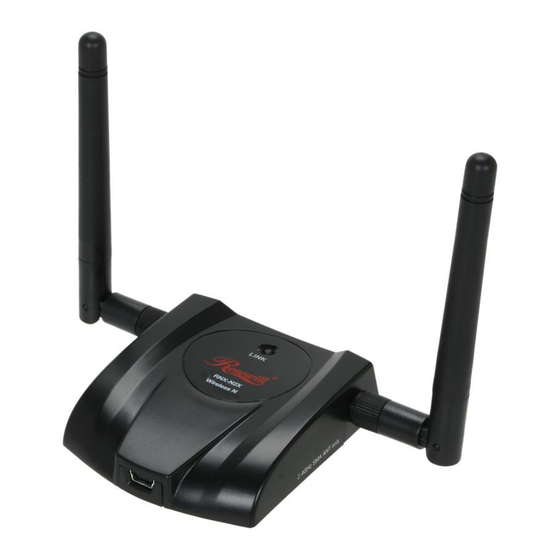 Rosewill RNX-N2X Wireless USB Adapter Manuals