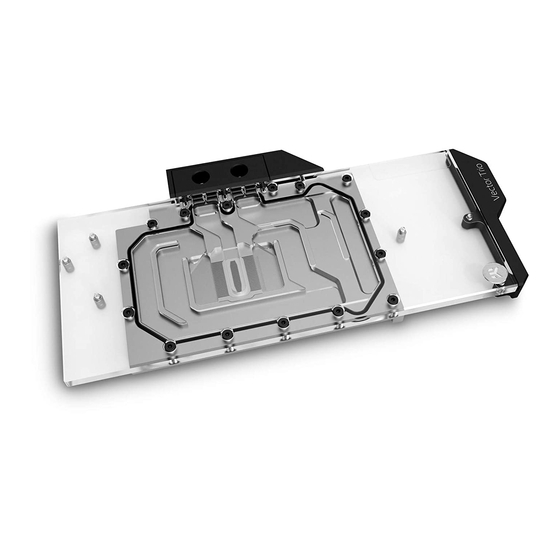 EK-Quantum Vector Strix RTX 3080/3090 Active Backplate User Manual