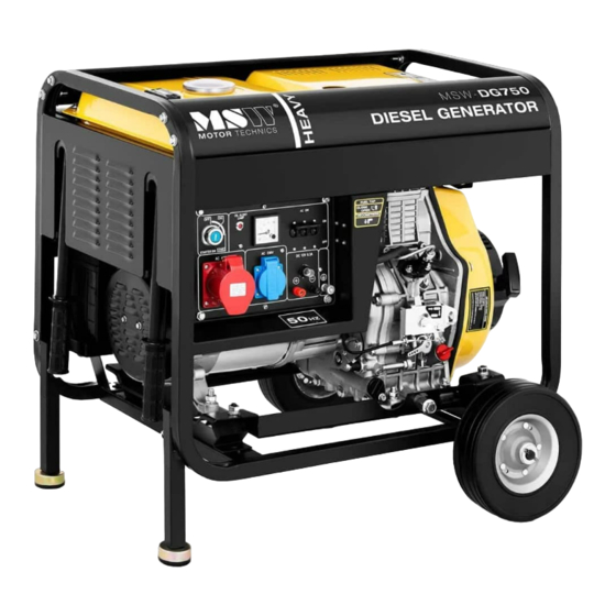 MSW -DG750 User Manual