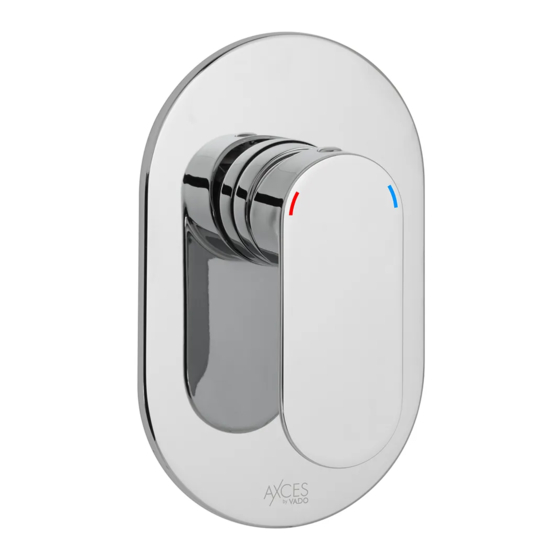 VADO AXCES METIZ AX-MET-145A-CP Installation & User Manual