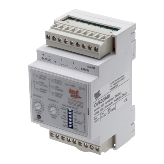 ipf electronic OV630840 Operating Instructions
