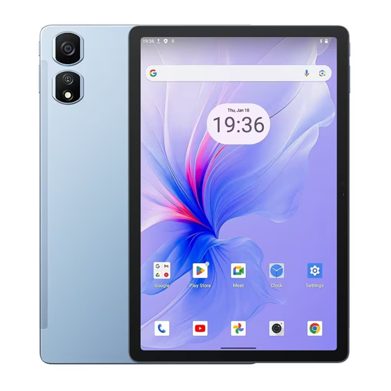 Blackview Tab 16 Pro Series Quick Start Manual