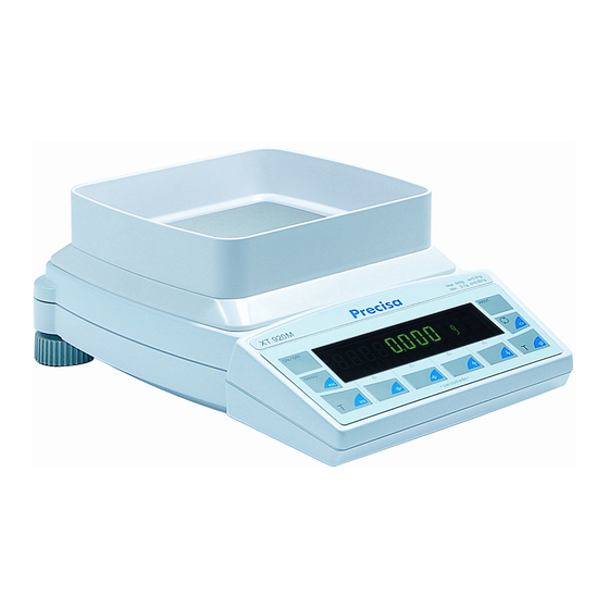 Precisa Series XT Precision Balance Manuals