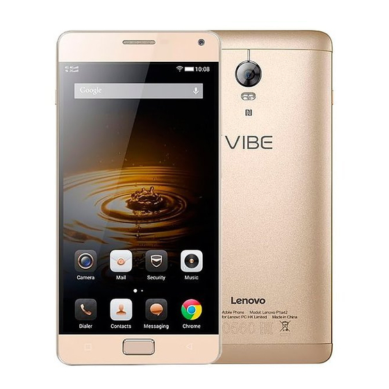 Lenovo VIBE P1 Quick Start Manual