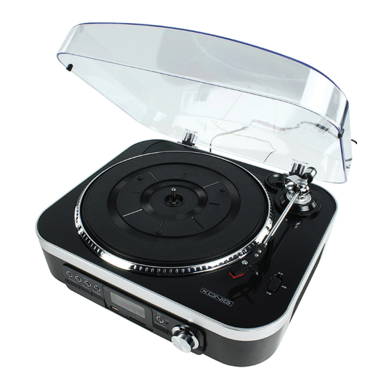 Konig HAV-TT25USB Manual