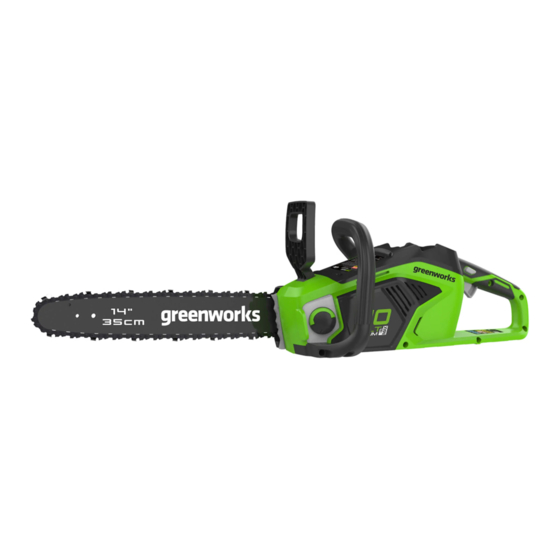 GreenWorks CSF403 Operator's Manual