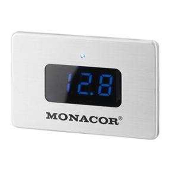 Monacor DVM-12 Manual
