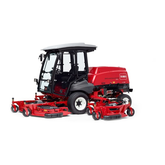 Toro Groundsmaster 5900 Series Installation Instructions Manual