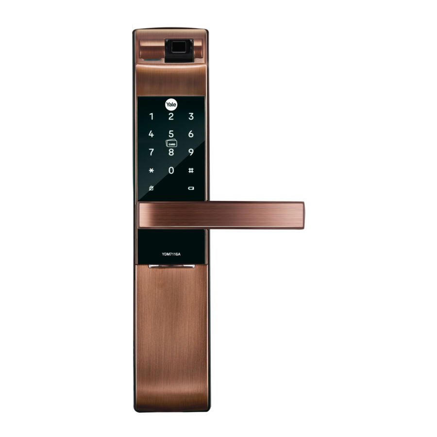 ASSA ABLOY Yale YDM7116A - 5-in-1 Access Smart Lock Manual