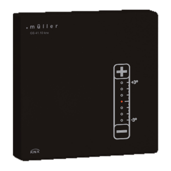 Hugo Müller TS 30.10 knx Instruction Manual