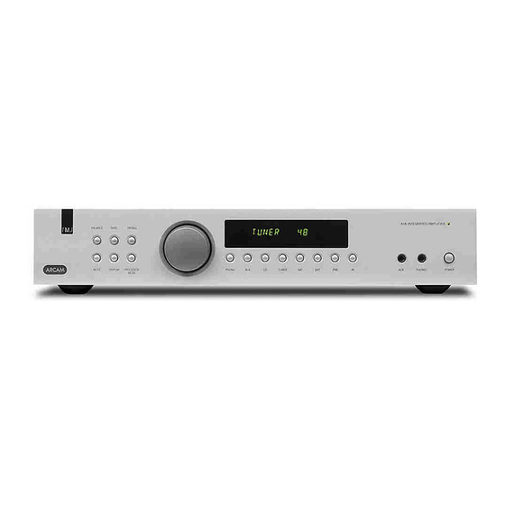 Arcam FMJ A18 Manual