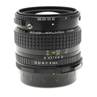 Pentax SMC 67 LS 165mm f/4 Lens Operating Manual