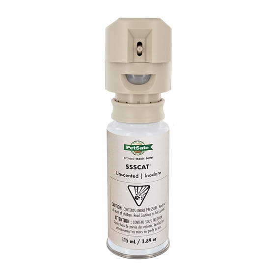 Petsafe ssscat PDT00-13914 Operating Manual