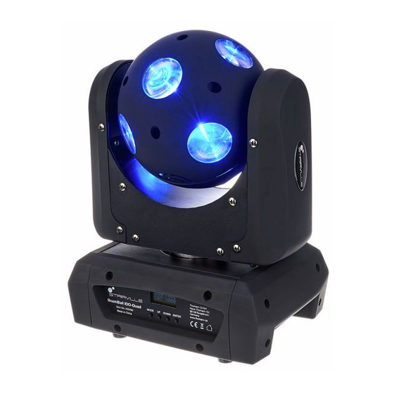 Stairville Beam Ball 100 Quad LED User Manual