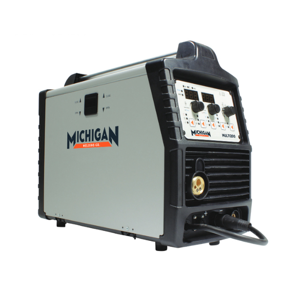 Michigan Welding MULTI200 Operating Instructions Manual