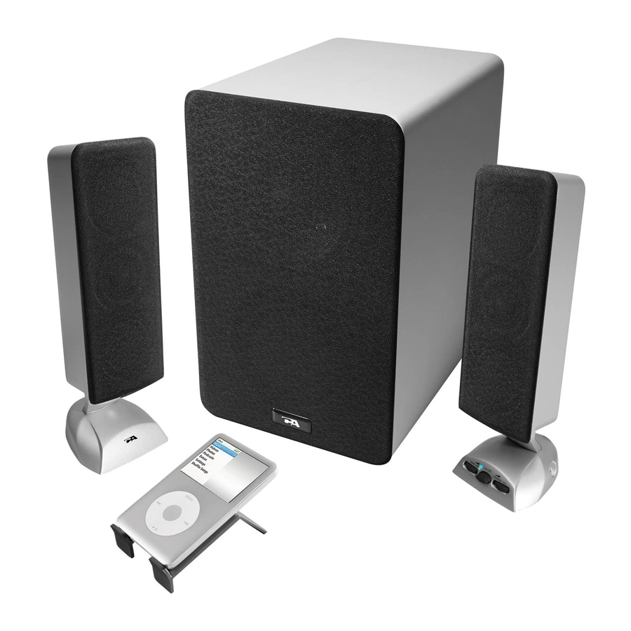 Cyber Acoustics CA-3698 Owner's Manual