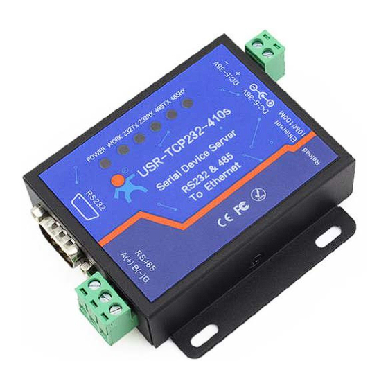 Jinan USR IOT Technology USR-TCP232-410S Manual