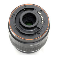 Sony SAL1855 - 18-55mm f/3.5-5.6 SAM DT Standard Zoom Lens Service Manual