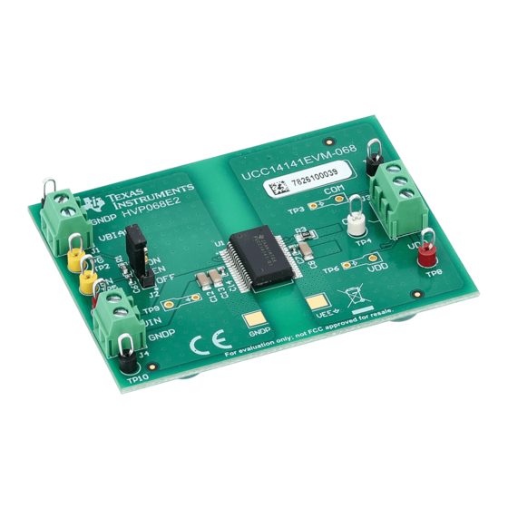 Texas Instruments UCC14141EVM-068 Manuals