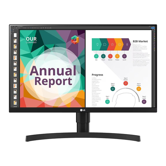 LG 27BN85UNB Quick Setup Manual
