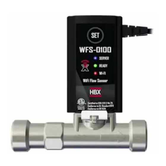 HBX SensorLinx WFS-0020 Manuals