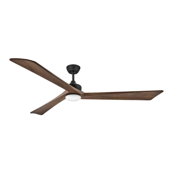 Hinkley SCULPT 903680FMB-LDD Ceiling Fan Manuals