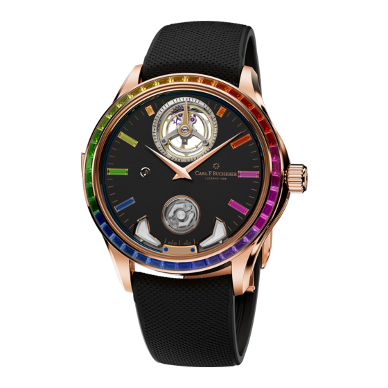 Carl F. Bucherer MANERO MINUTE REPEATER ANNIVERSARY EDITION Manuals