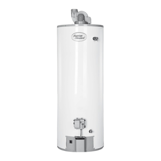 American Standard POWER VENT Operating, Installation And Service Manual