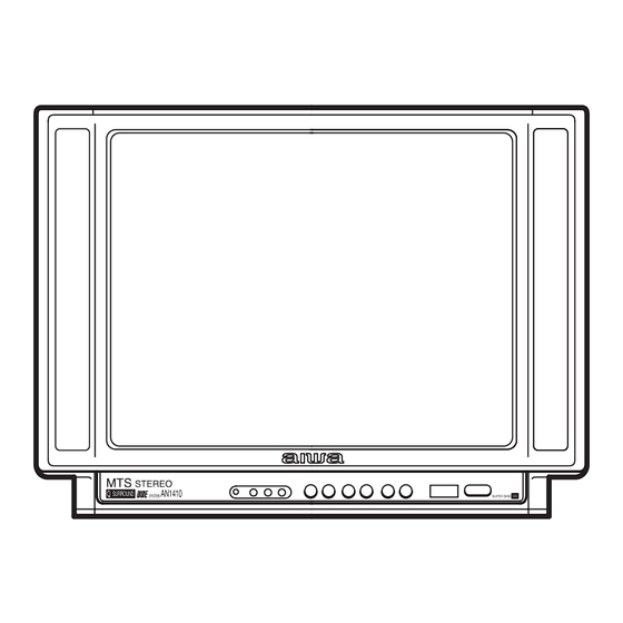 Aiwa TV-2010 Service Manual
