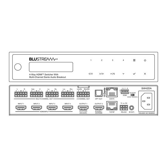 BluStream SW42DA User Manual