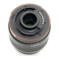 Sony SAL1855 Instruction & Operation Manual