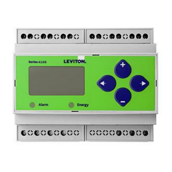 Leviton VerifEye 4100 Series Installation Manuals