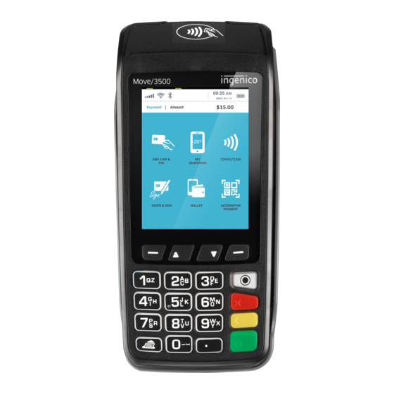Ingenico group Move 3500 MIX Quick Start Manual