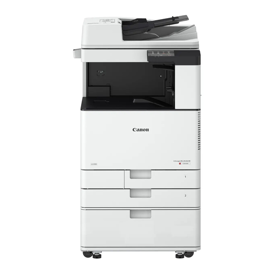 Canon imageRUNNER C3125i User Manual