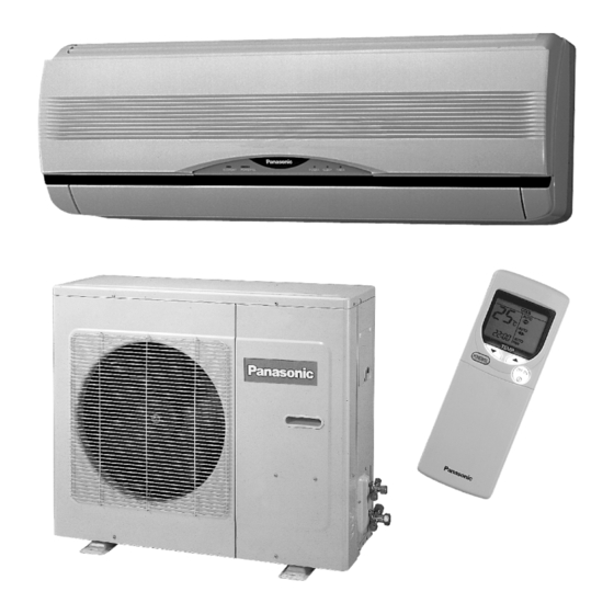Panasonic CS-C18BKP Installation Manual