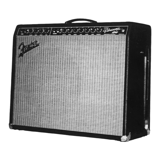 Fender Vibrasonic AMP Service Manual