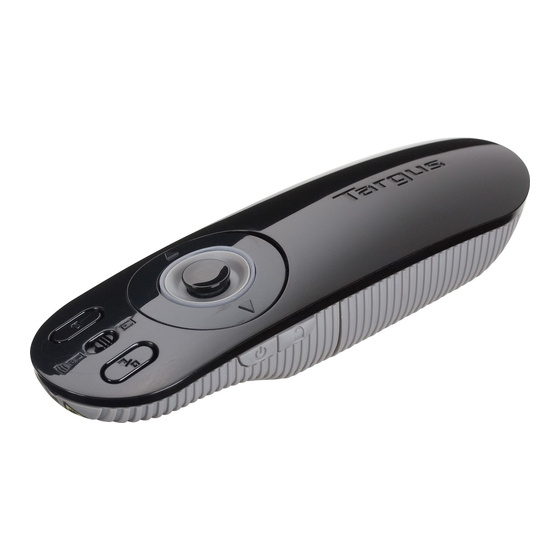 Targus Multimedia Presentation Remote User Manual