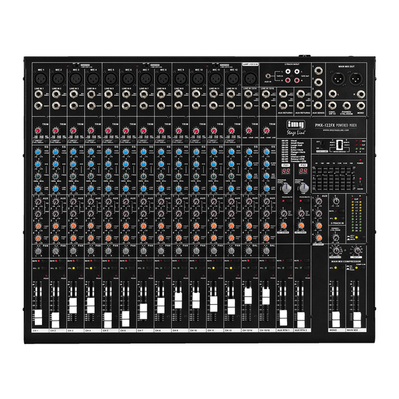 IMG STAGE LINE PMX-122FX Instruction Manual