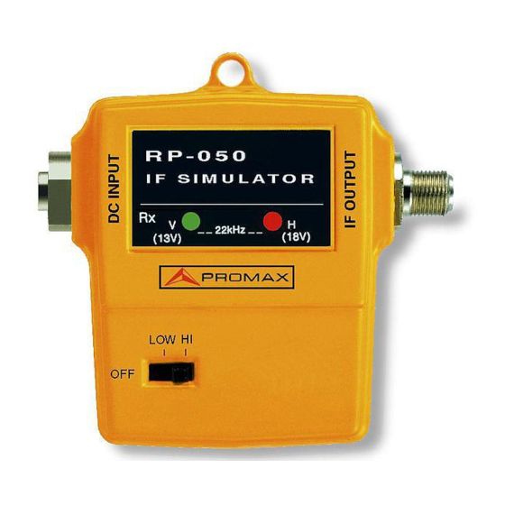 Promax  User Manual