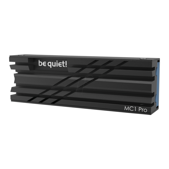 BE QUIET! MC1 PRO Manual