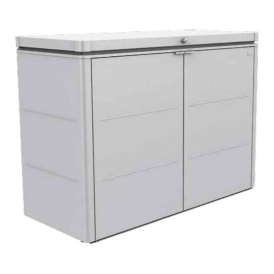 Biohort HighBoard SE 160 Assembly Manual