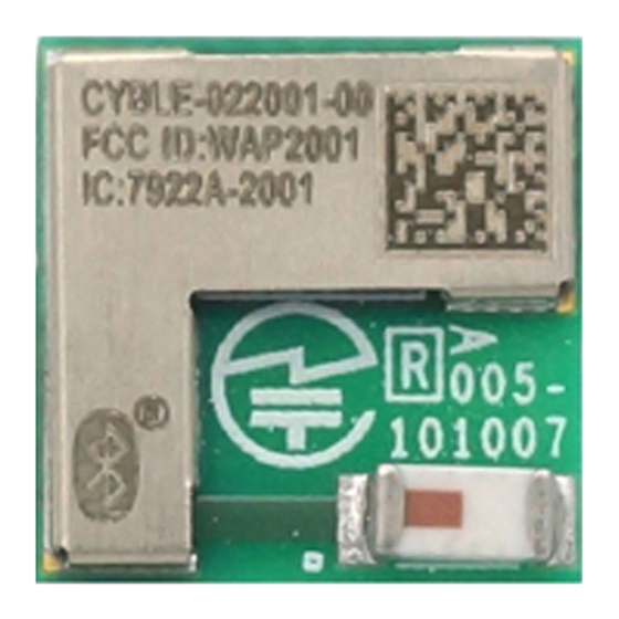 Cypress EZ-BLE PRoC CYBLE-022001-00 Manual