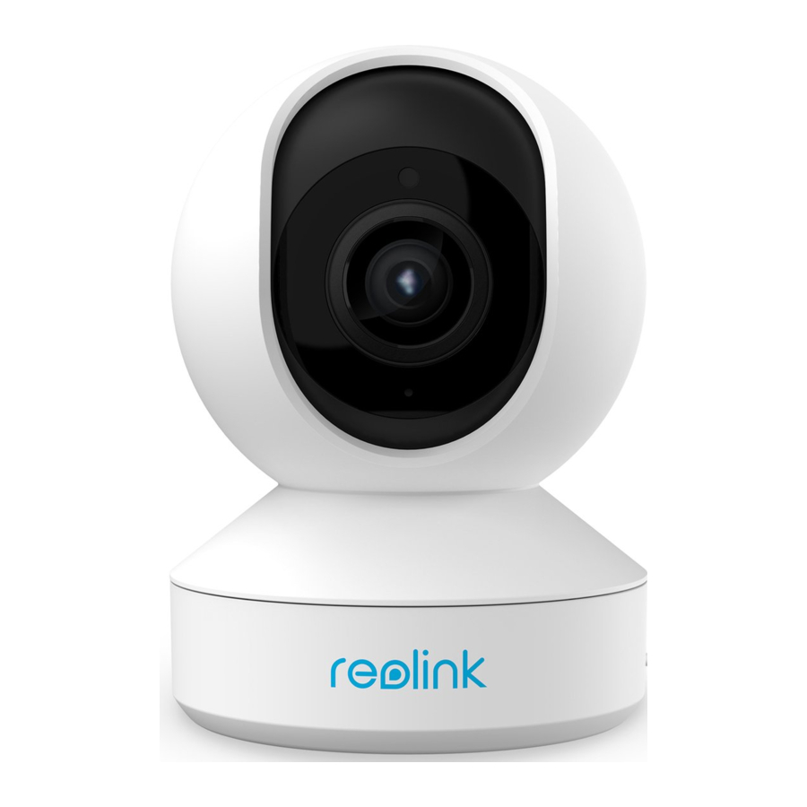 User Manuals: Reolink E1 Zoom WiFi PTZ Camera