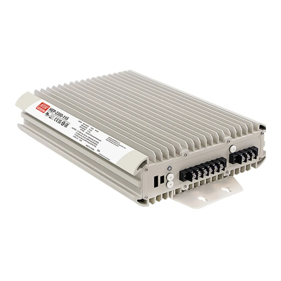 Mean Well HEP-2300-55H Installation Manual