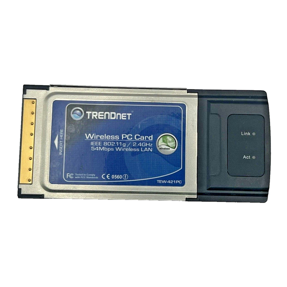TRENDnet TEW-421PC User Manual