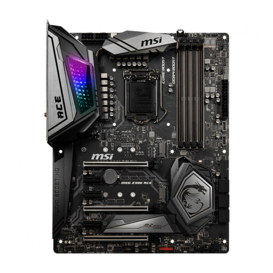 MSI MEG Z390 ACE Quick Start Manual