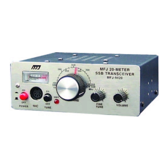 MFJ -9420X Installation Manual