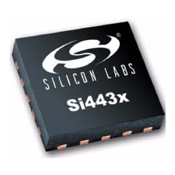 Silicon Laboratories Si4432 Manual