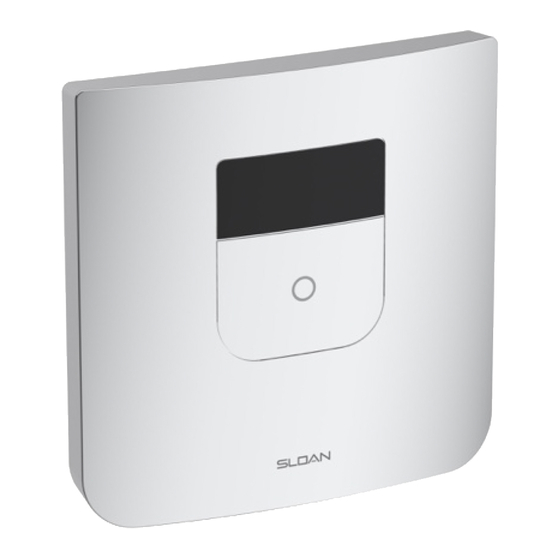 Sloan TruFlush TRF 8156 Repair Parts And Maintenance Manual